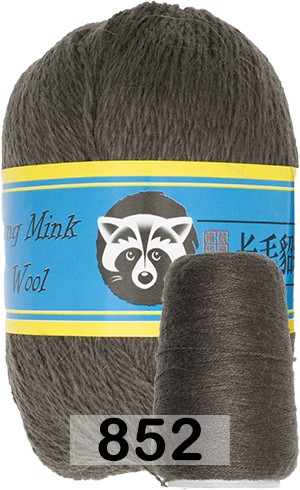 Пряжа Пух норки Long Mink Wool комплект 4 мотка в Новокузнецке