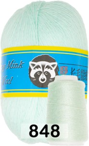 Пряжа Пух норки Long Mink Wool комплект 4 мотка