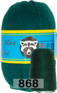 Пряжа Пух норки Long Mink Wool комплект 4 мотка