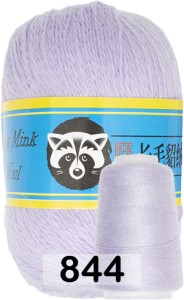 Пряжа Пух норки Long Mink Wool комплект 4 мотка