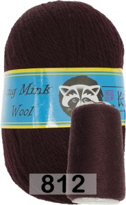 Пряжа Пух норки Long Mink Wool комплект 4 мотка