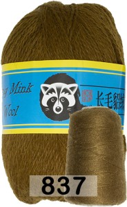 Пряжа Пух норки Long Mink Wool комплект 4 мотка
