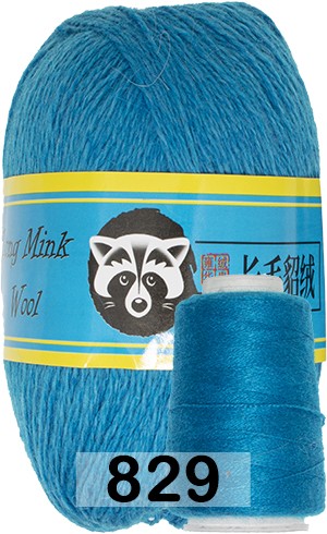 Пряжа Пух норки Long Mink Wool комплект 4 мотка в Новокузнецке