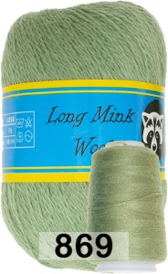 Пряжа Пух норки Long Mink Wool комплект 4 мотка