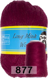 Пряжа Пух норки Long Mink Wool комплект 4 мотка