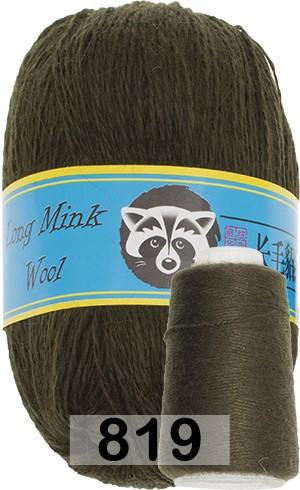 Пряжа Пух норки Long Mink Wool комплект 4 мотка в Новокузнецке