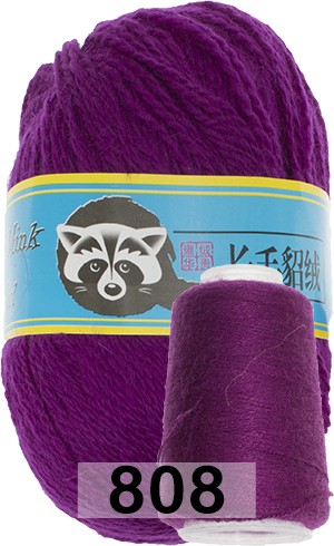 Пряжа Пух норки Long Mink Wool комплект 4 мотка в Новокузнецке