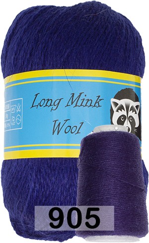 Пряжа Пух норки Long Mink Wool комплект 4 мотка в Новокузнецке