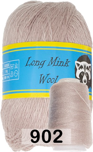 Пряжа Пух норки Long Mink Wool комплект 4 мотка в Новокузнецке