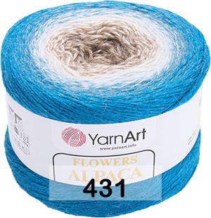 Пряжа YarnArt Flowers Alpaca