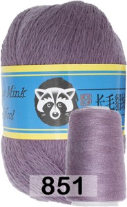 Пряжа Пух норки Long Mink Wool комплект 5 мотков