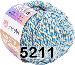 Пряжа YarnArt Baby Cotton Multicolor