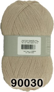 Пряжа Семеновская Lidiya W silver / Лидия ЧШ сильвер