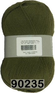 Пряжа Семеновская Lidiya W silver / Лидия ЧШ сильвер