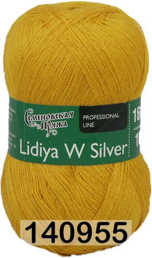 Пряжа Семеновская Lidiya W silver / Лидия ЧШ сильвер в Екатеринбурге