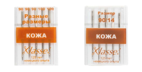 Машинные иглы кожа