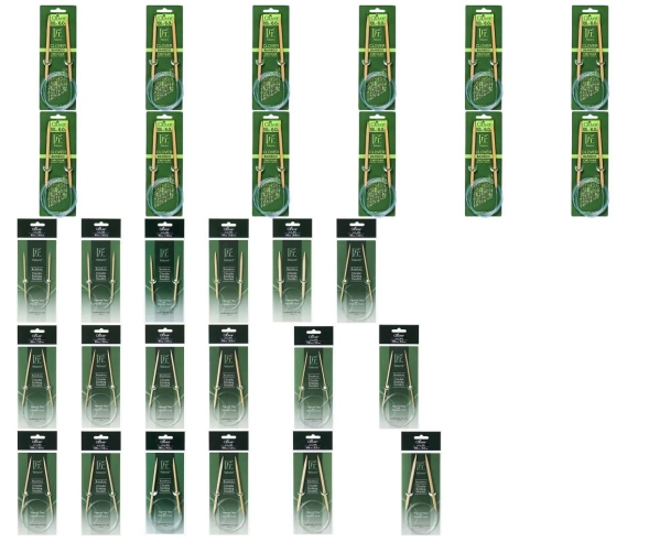 Спицы clover takumi круговые бамбуковые