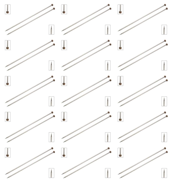 Спицы прямые nova metal