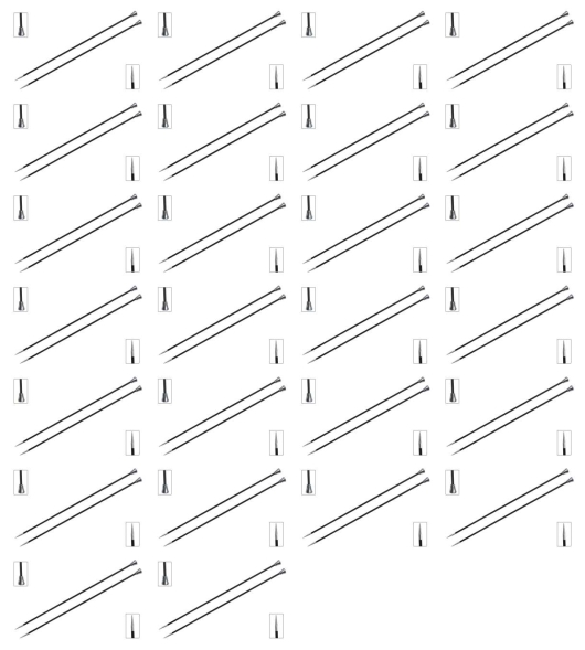 Спицы прямые karbonez