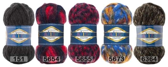 Пряжа alize country new