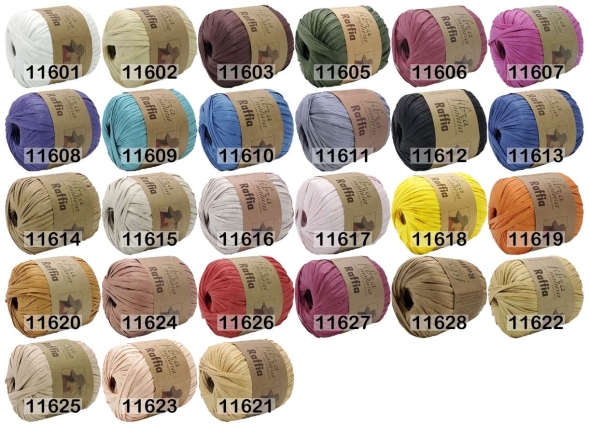 Пряжа fibra natura raffia