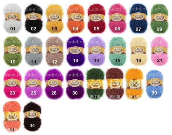 Пряжа adelia brilliant