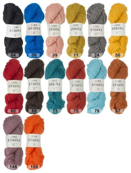 Пряжа lang yarns andina