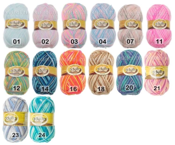Пряжа adelia jane
