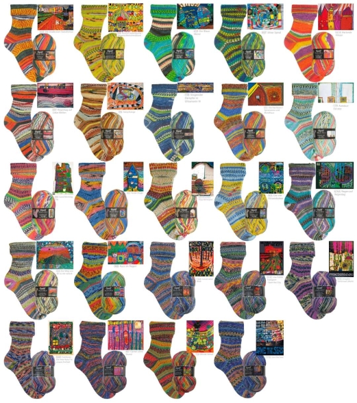 Пряжа opal hundertwasser