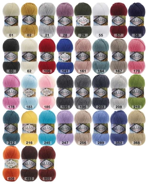 Пряжа alize burcum klasik