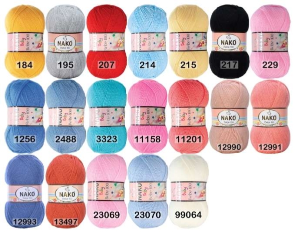 Пряжа nako bebe 100