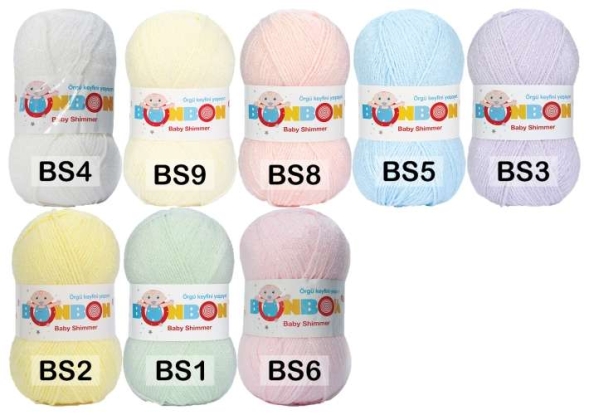 Пряжа nako bonbon baby shimmer