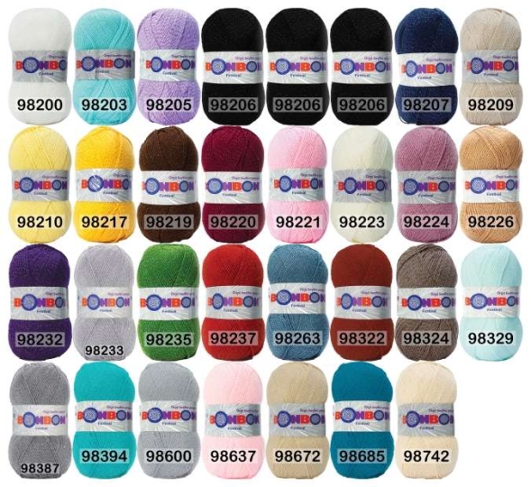 Пряжа nako bonbon festival