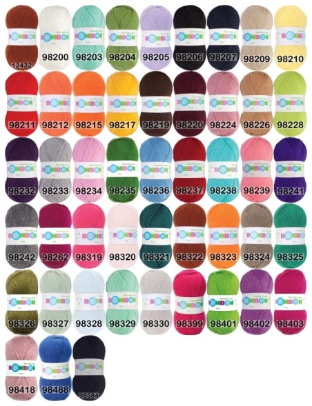 Пряжа nako bonbon ince