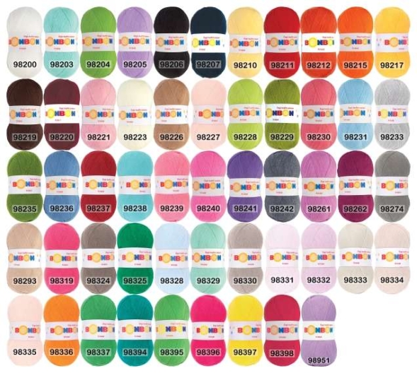 Пряжа nako bonbon kristal