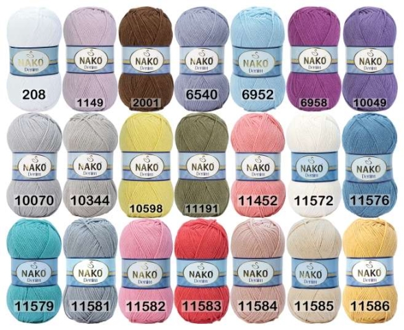 Пряжа nako denim