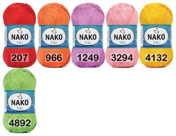 Пряжа nako mia