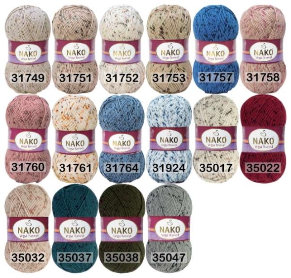 Пряжа nako vega tweed