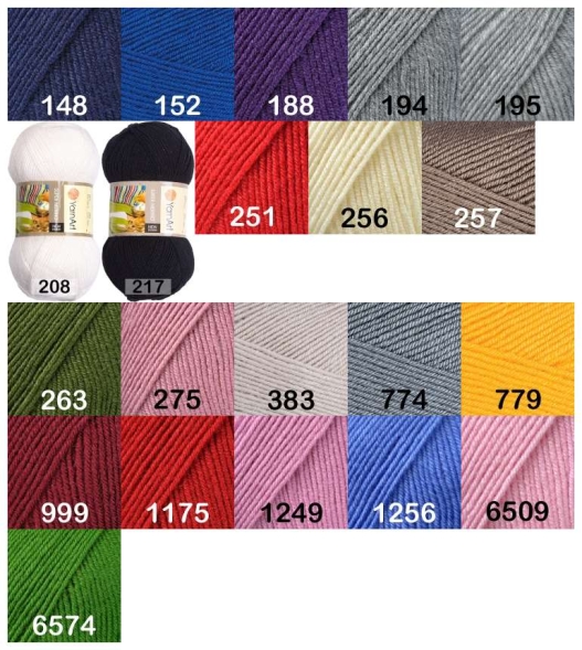 Пряжа yarnart super merino