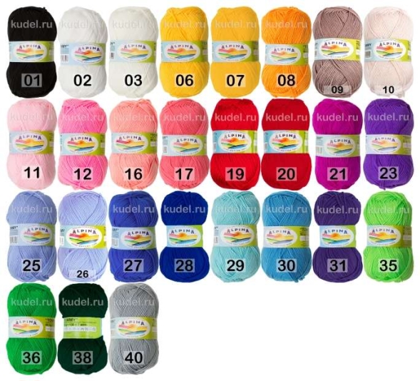 Пряжа alpina tommy