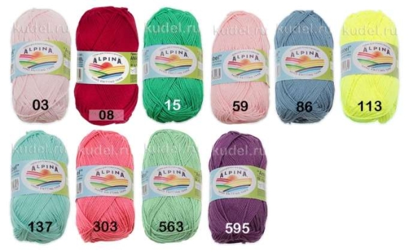 Пряжа alpina anabel