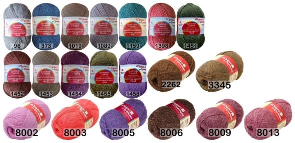 Пряжа троицкая шотландский твид