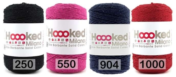 Пряжа hoooked milano eco barbante