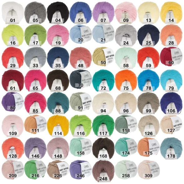 Пряжа lang yarns baby cotton