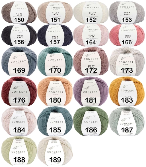 Пряжа concept silky lace