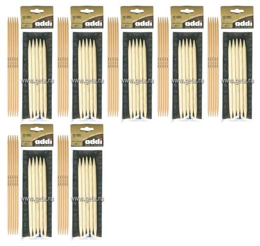 Спицы addi чулочные бамбук