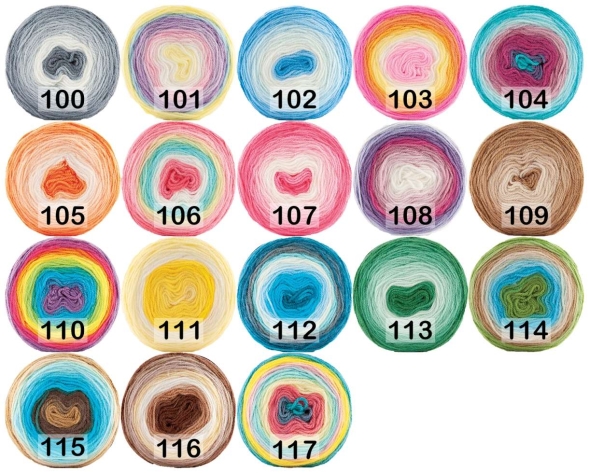 Пряжа kamgarn cake cicibebe