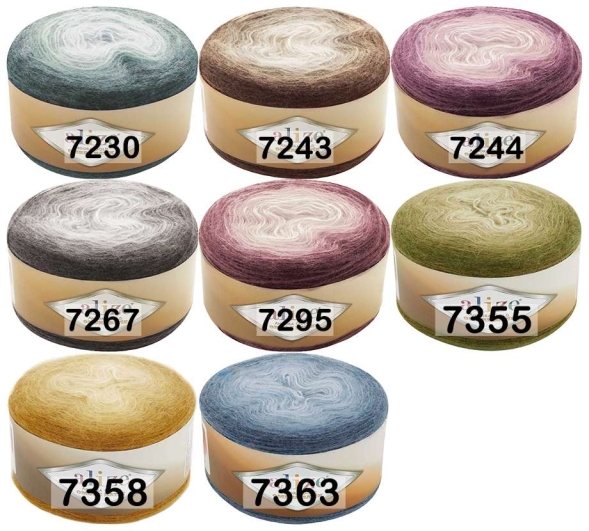 Пряжа alize angora gold ombre batik