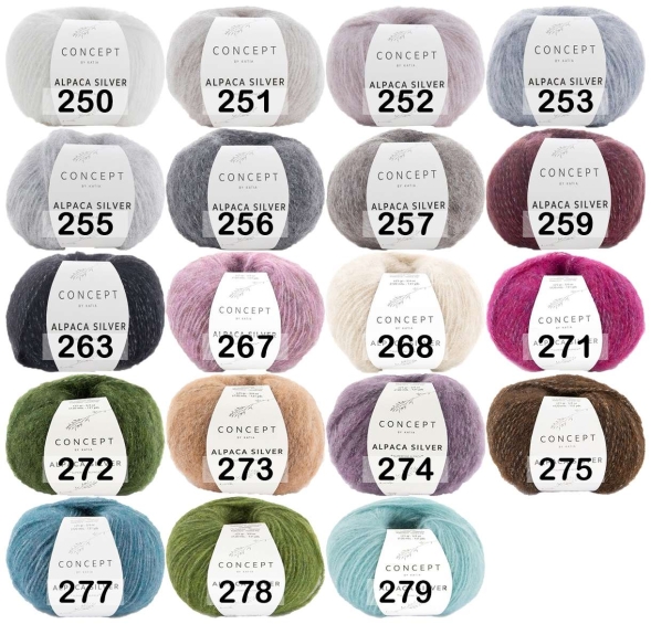Пряжа concept alpaca silver