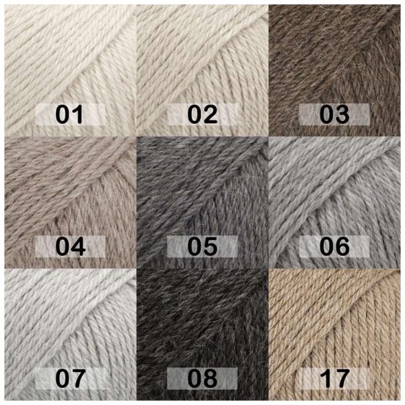 Пряжа drops puna natural mix